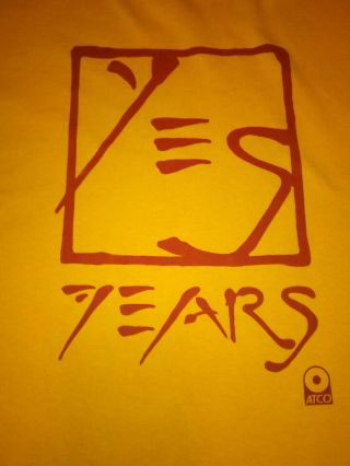 Yes Vintage T - Shirt Promo Jon Anderson Steve Howe Chris Squire