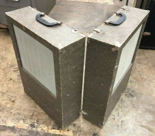 Vintage Rare Argos SC - 2DS Caddy System with Dukane S9945A Speakers,  Gray Locking 6