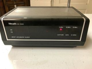 Vintage Heath Gc - 1000 Most Accurate Atomic Clock Heathkit