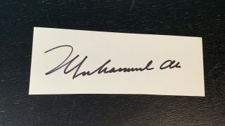 Muhammad Ali American Boxing Legend Vintage Signed Autograph Cut Album Page