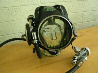 Vintage Scott Hydro - Pak Full Face Scuba Mask Diving Snorkeling