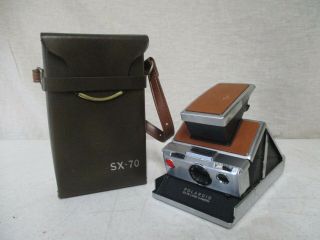 Vintage Polaroid Sx70 Land Camera,  Case Sx - 70 Rare Camera