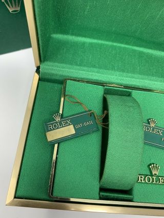 Vintage Rolex President Day Date Inner & Outer Box with Tags 2