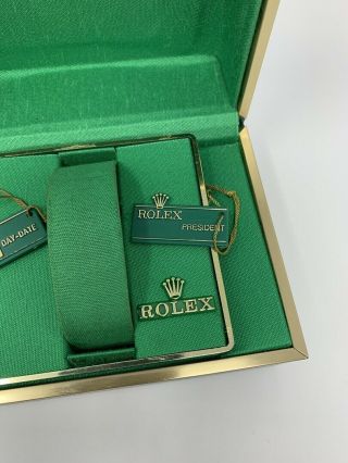 Vintage Rolex President Day Date Inner & Outer Box with Tags 3