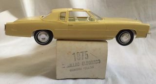 1975 Cadillac Eldorado Promo Car Bombay Yellow Vintage Johan