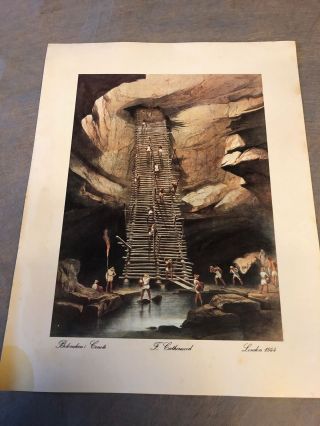 Vintage Art Prints by Frederic Catherwood Five Count Titled London 1844 2