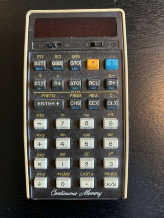 Vintage Hewlett - Packard 29C Calculator –– with charger,  case,  and manuals 4
