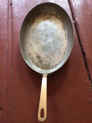 Vintage Williams Sonoma Copper 14” Oval Fish Pan France Tin Lined