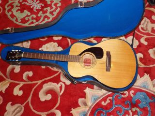 Vintage Yamaha Fg - 110 Nippon Gakki Japan Acoustic Guitar Red Label W/case Excell
