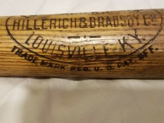 BABE RUTH BAT YOUTHS HILLERICH AND BRADSBY VINTAGE LOUISVILLE SLUGGER KY 1919 - 22 3