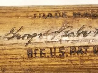 BABE RUTH BAT YOUTHS HILLERICH AND BRADSBY VINTAGE LOUISVILLE SLUGGER KY 1919 - 22 5
