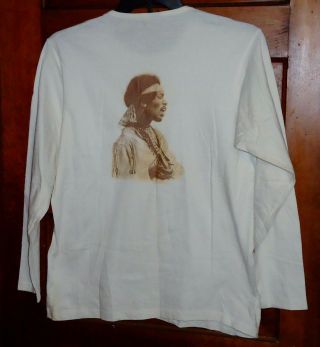 Vintage JIMI HENDRIX 1975 CRASH LANDING Long Sleeve T - Shirt 3