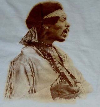 Vintage JIMI HENDRIX 1975 CRASH LANDING Long Sleeve T - Shirt 4