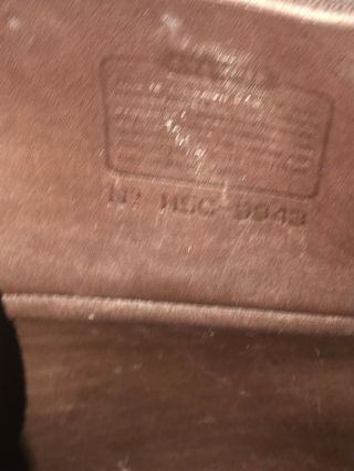 Vintage Coach Brown Leather Book Bag Daypack Backpack 9943 7