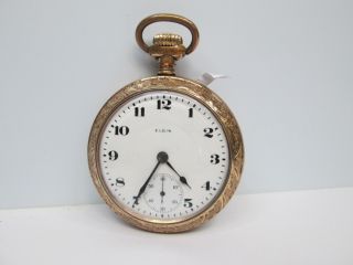 1904 Elgin Bw Raymond 17j - 18s - 180 Grade - Pocket Watch - Serviced & Running