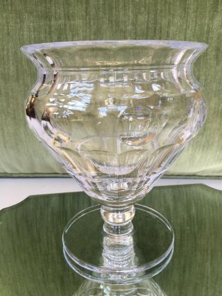 William Yeoward Cut Crystal Vase Vintage 2
