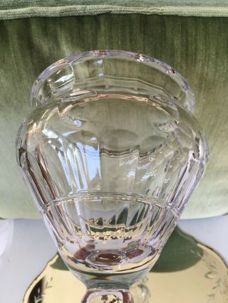 William Yeoward Cut Crystal Vase Vintage 5