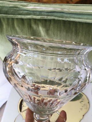 William Yeoward Cut Crystal Vase Vintage 6