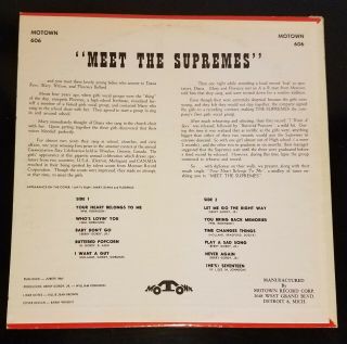 very rare MEET THE SUPREMES MT606 ABSOLUTE BEUATY.  NM 2