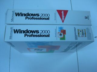 MICROSOFT VINTAGE COMPUTER SOFTWARE & UPGRADE WINDOWS 2000 PROFESSIONAL 3