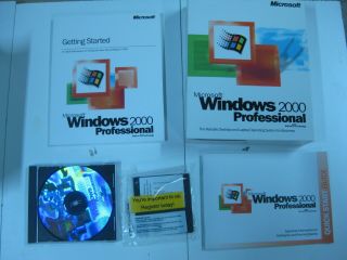 MICROSOFT VINTAGE COMPUTER SOFTWARE & UPGRADE WINDOWS 2000 PROFESSIONAL 4