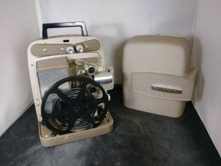 Vintage Bell And Howell Autoload Movie Projector 266a 8mm