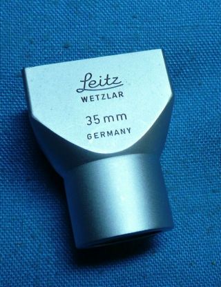 Vintage Leitz Wetzlar 35mm 3.  5 Cm Germany Viewfinder Fits M3 Leica
