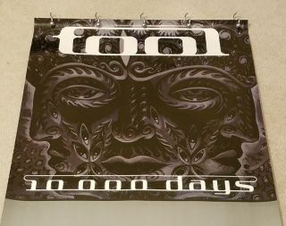 Tool 10,  000 Days Rare,  2 - Sided,  Huge Record Store Promotional Poster - - 4 " 10 
