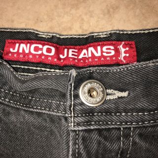 RARE Vintage 90 ' s JNCO Jeans Skater Shorts Men ' s 34 Black Red Dragon EUC 5