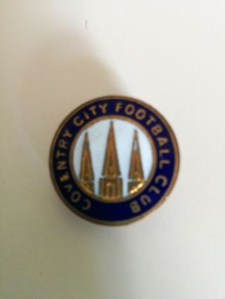 Vintage Enamel Coventry City Football Supporters Badge