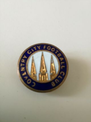 Vintage Enamel Coventry City Football Supporters Badge 2