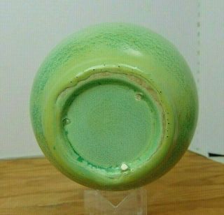 Vintage Haeger Arts and Crafts Pottery 3 Handle Matte Green Handled Vase or Urn 5
