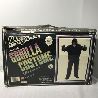 Rubies Costume Gorilla Costume 1622 Adult 36 To 44 Usa 1988 Vintage