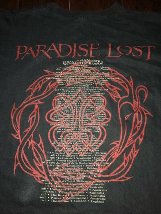Vintage Paradise Lost Draconian Times Long sleeve Shirt - 1995 World Tour 3