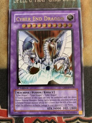 Yugioh Cyber End Dragon Crv - En036 Ultimate Rare 1st Edition English
