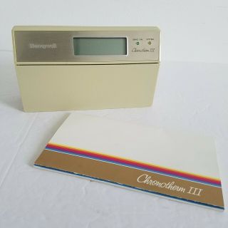 Vintage Honeywell Chronotherm Iii T8602c1046,  Programmable Digital Thermostat
