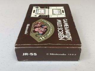 Nintendo Game & Watch DONKEY KONG II Vintage Game Box Rare 4