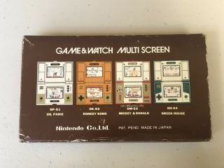 Nintendo Game & Watch DONKEY KONG II Vintage Game Box Rare 6