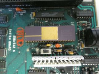 VINTAGE IBM AT286 512K System Board/Motherboard with 80287 chip 3