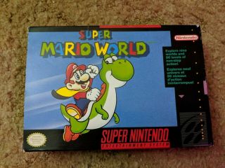 Mario World - Canadian - Complete Cib - Black Label - Ultra Rare