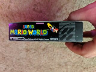 Mario World - Canadian - Complete CIB - Black Label - ULTRA RARE 5
