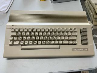 Vintage Commodore 64 C Computer - No Power Supply