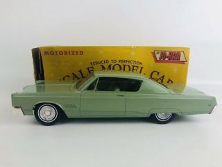Vintage Jo - Han 1968 Green Chrysler 300 Promo Friction Model Car W/ Box