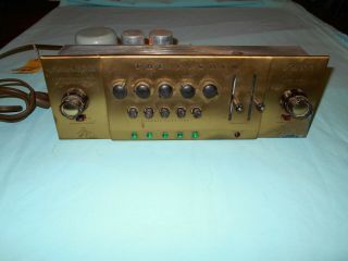 Vintage The Fisher Amplifier/mixer Model 90 - C From 1958.