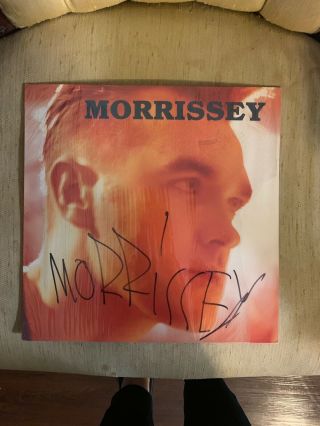 Autographed Morrissey Interesting Drug 12 " Vinyl Smiths Rare 90 