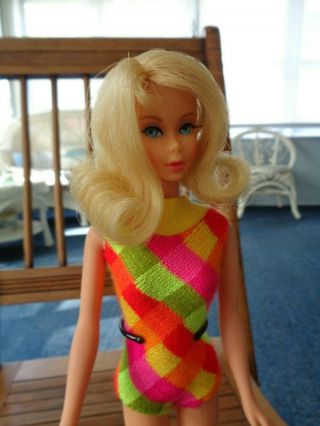 Vintage Barbie Marlo Flip Doll Blonde Real Stunner All & Ss