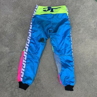Vtg 90s JT Racing Motocross Moto X Multicolor Pants 32 Fox Image 80s 90s 4