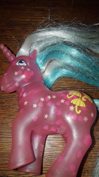 Rare Vintage G1 My Little Pony Dazzleglow Show 