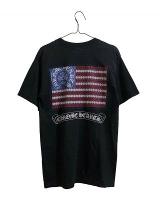 Og Chrome Hearts American Flag Pocket T Shirt Dagger Og Vintage Rare