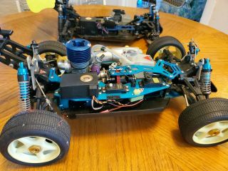 Vintage 1/8 Scale Nitro Buggy Ofna Gas Powered Rc Radio Controlled 4x4 Off Road
